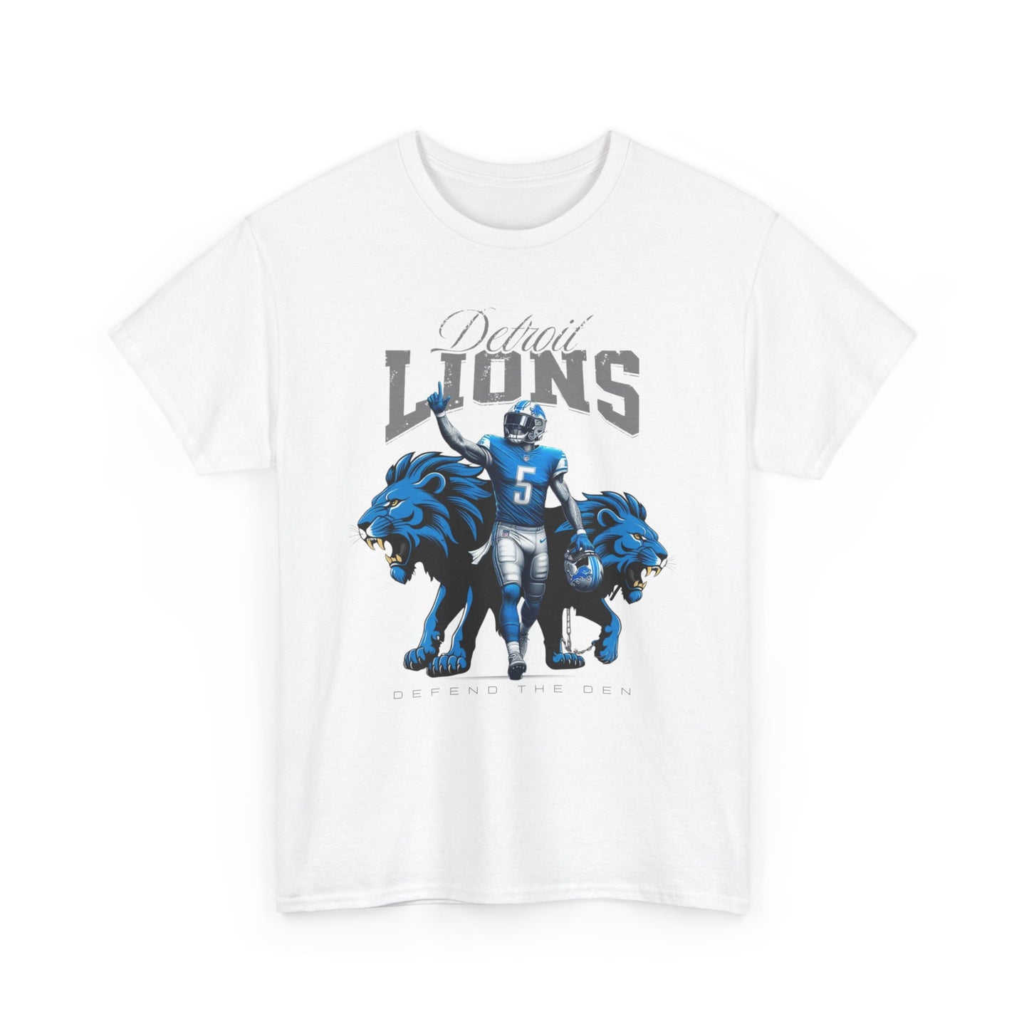 Lions Football Defend the Den Design