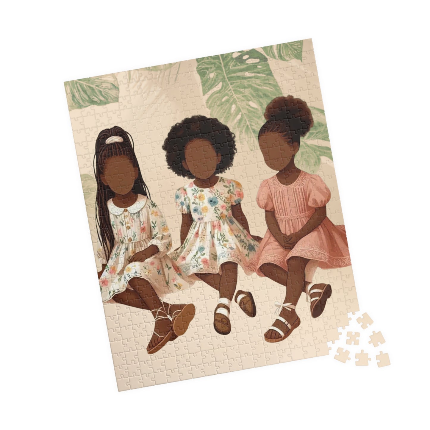 Little Brown Girls 520 Piece Puzzle