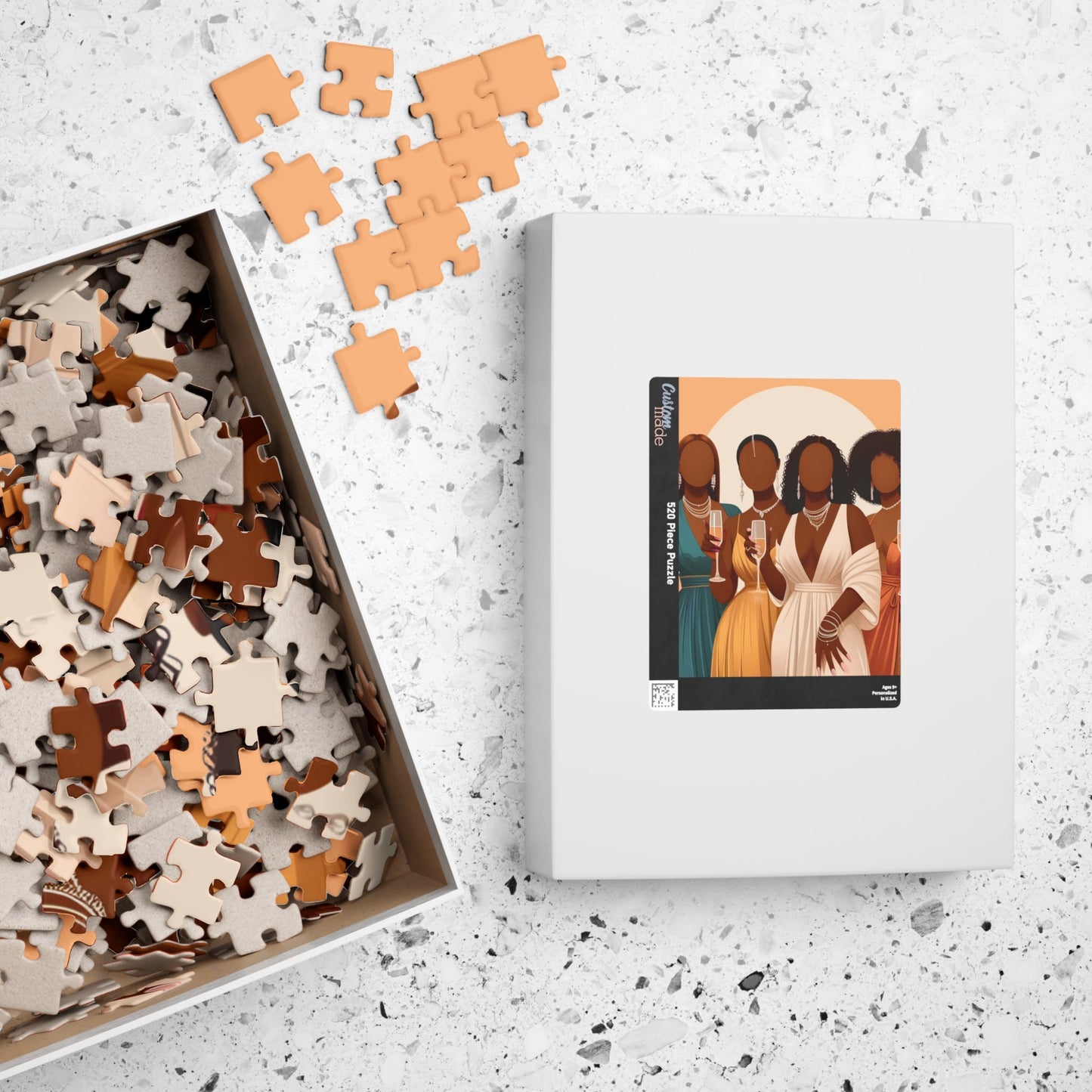 Toast to Friendship 520 Piece Puzzle