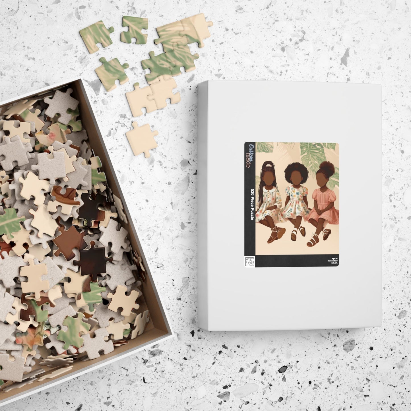 Little Brown Girls 520 Piece Puzzle